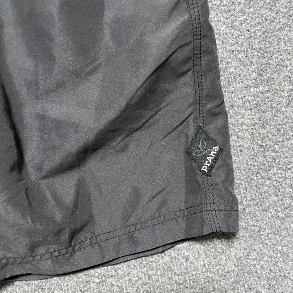 prAna Breathe Shorts Mens L Gray Hiking Climbing Activewear Gorpcore Outdoor - Picture 3 of 9